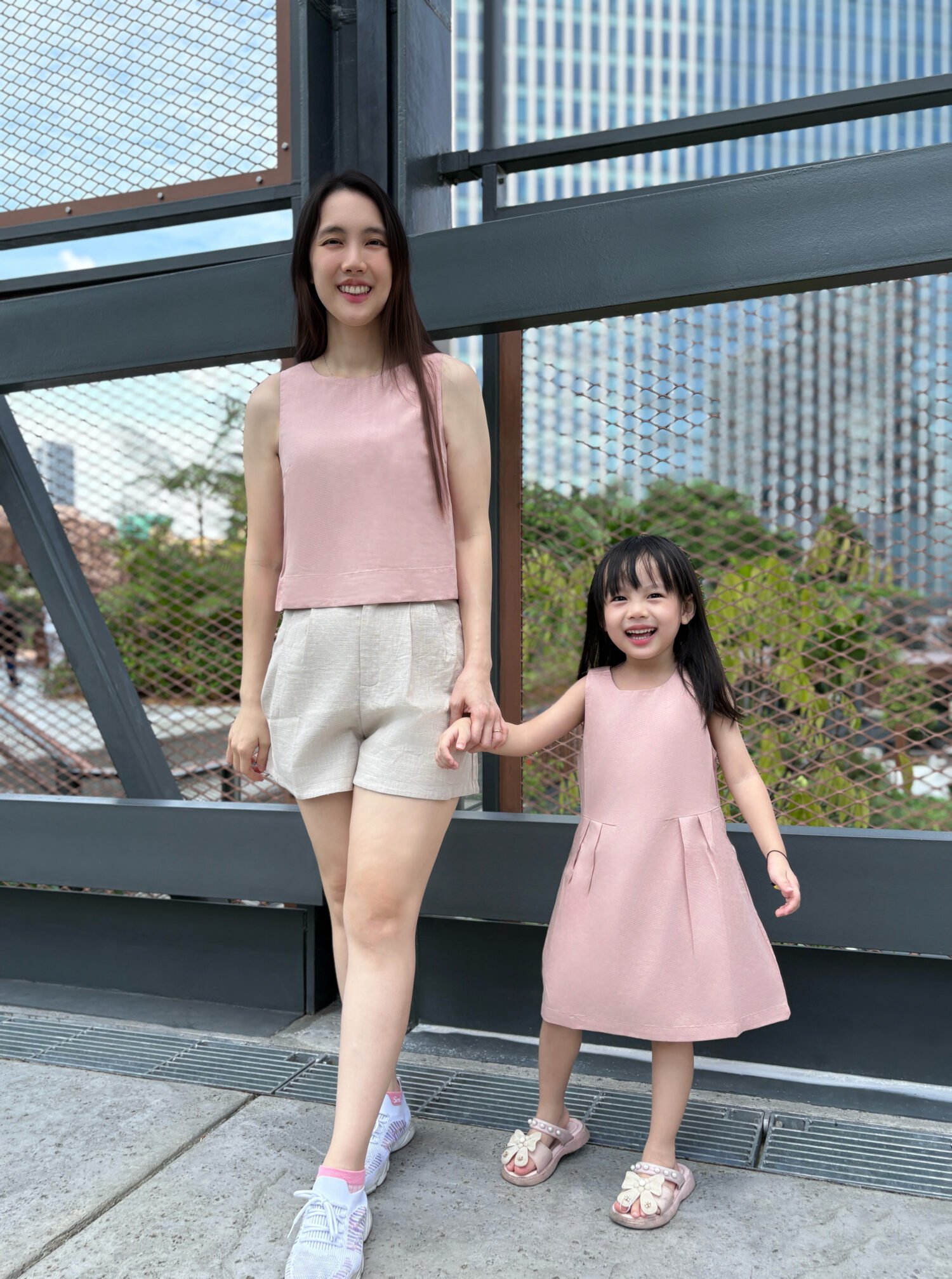 Myrel Matching Set in Blush Pink