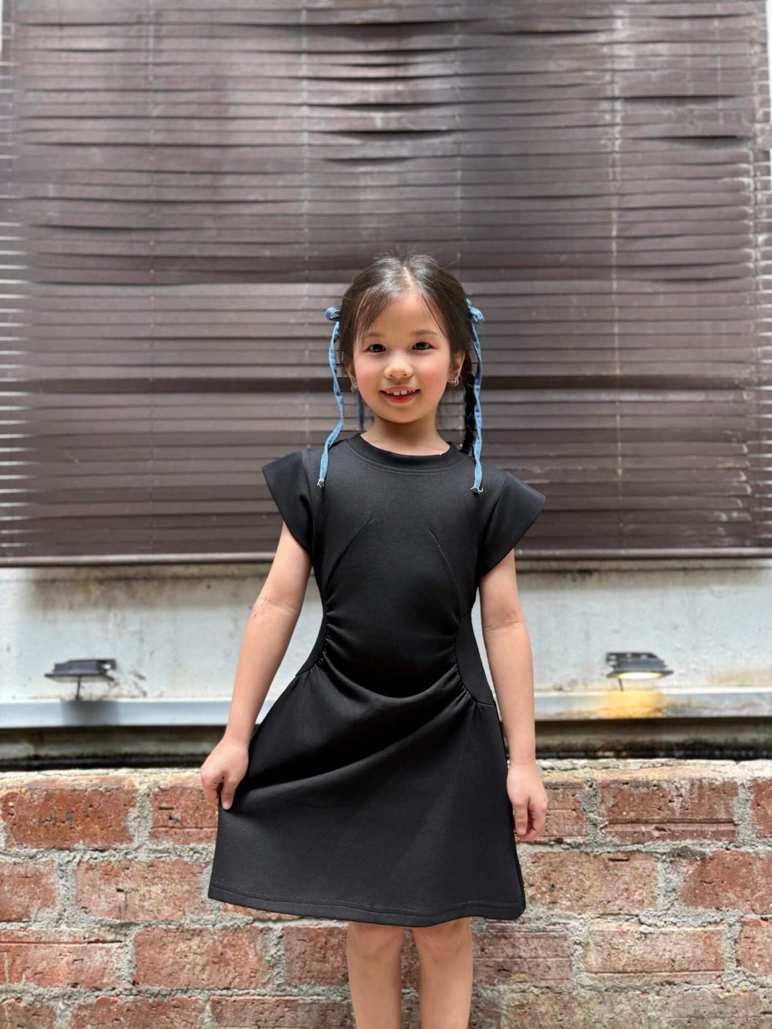 Kids Noi Dress in Black
